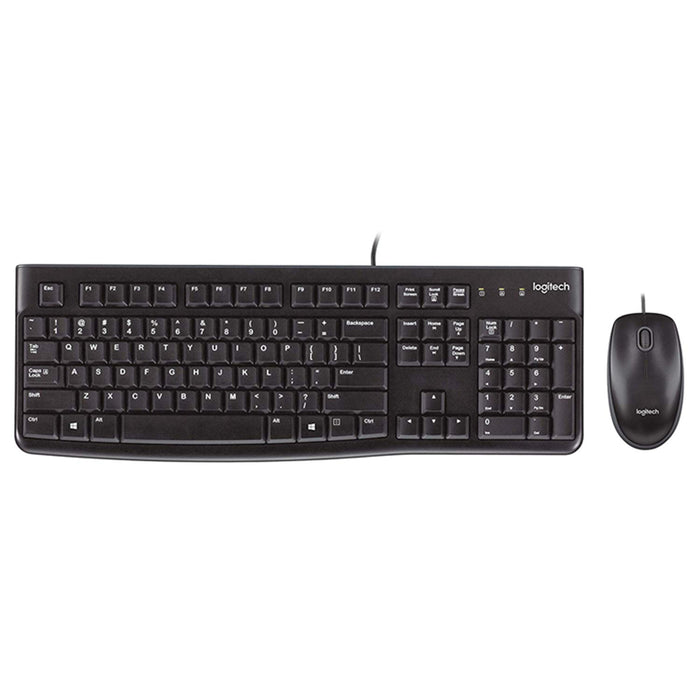 Logitech MK120 Desktop Corded Keyboard & Mouse Combo