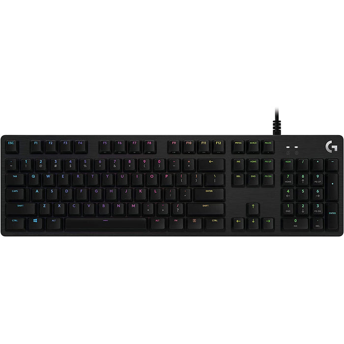 Logitech G512 CARBON LIGHTSYNC RGB Clicky Mechanical Gaming Keyboard GX Blue switches