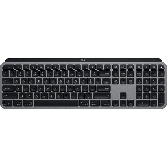 Logitech MX Keys Wireless Keyboard For Mac - Advanced Wireless - Illuminated - Optimized For macOS - iPad Compatible