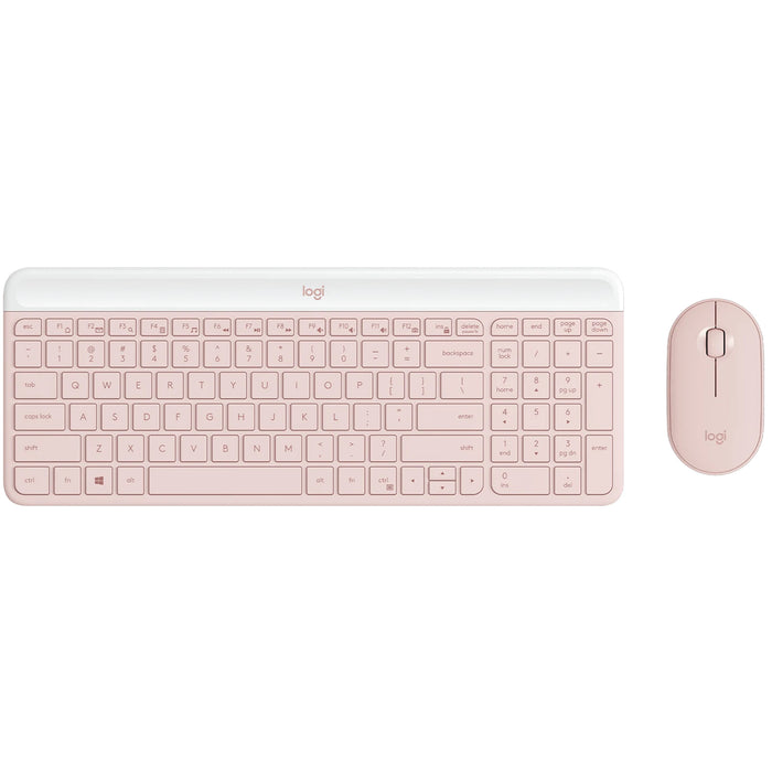 Logitech MK470 Slim Wireless Keyboard & Mouse Combo - Rose