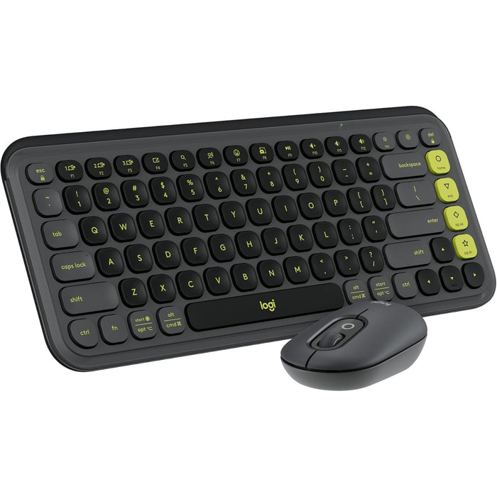 Logitech POP Icon Keyboard & Mouse Combo - Graphite