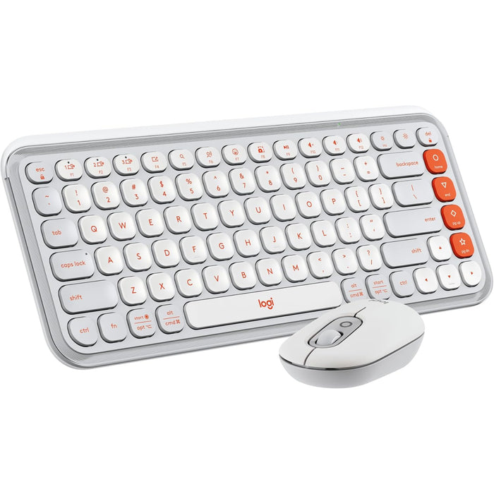 Logitech POP Icon Keyboard & Mouse Combo - Off White