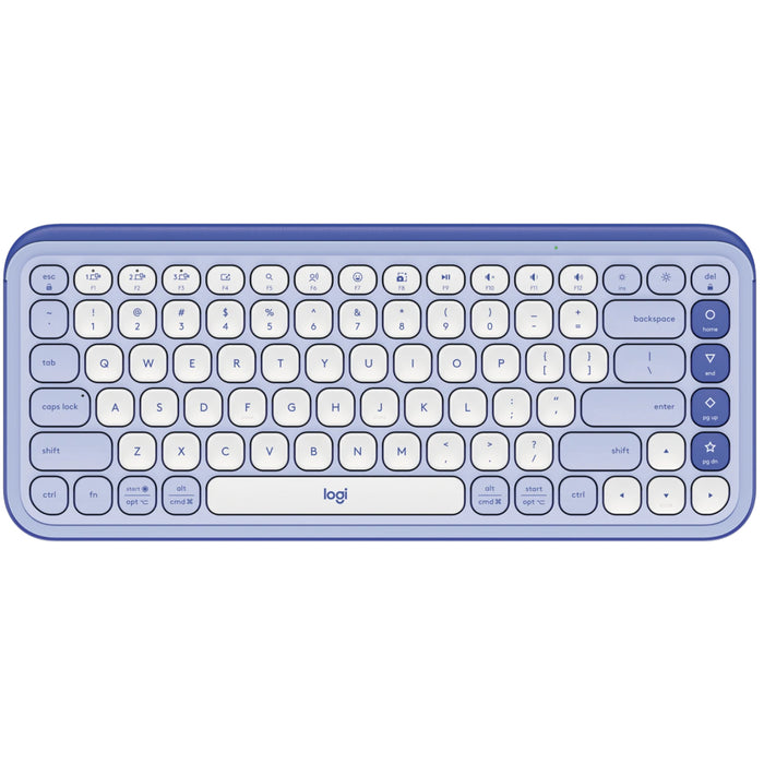 Logitech POP Icon Keys Compact Wireless Keyboard - Lilac