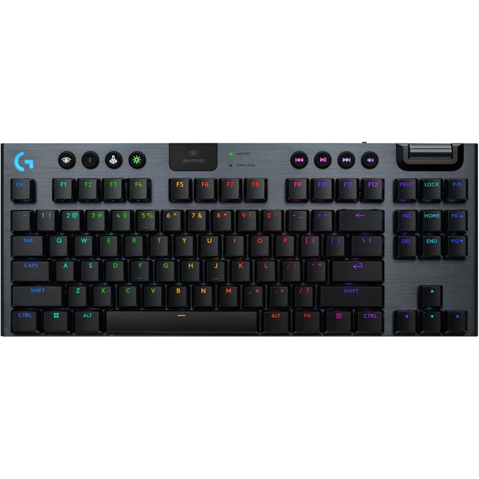 Logitech G915 X TKL LIGHTSYNC Wireless RGB Mechanical Gaming Keyboard - Black Tactile Switch