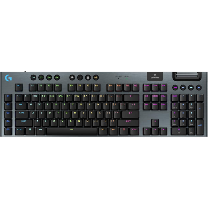 Logitech G915 X LIGHTSYNC Wireless RGB Mechanical Gaming Keyboard - Black Tactile Switch