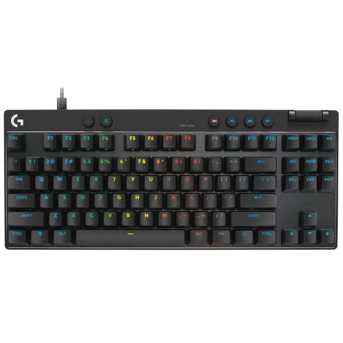 Logitech G Pro X TKL Rapid Analog Gaming Keyboard - Black