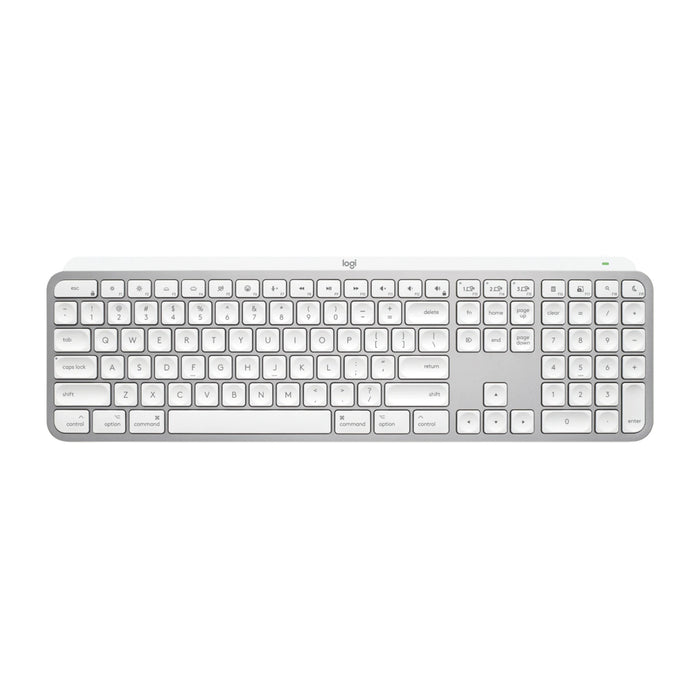 Logitech MX Keys S For Mac Advanced Wireless Illuminated Keyboard - Pale Grey