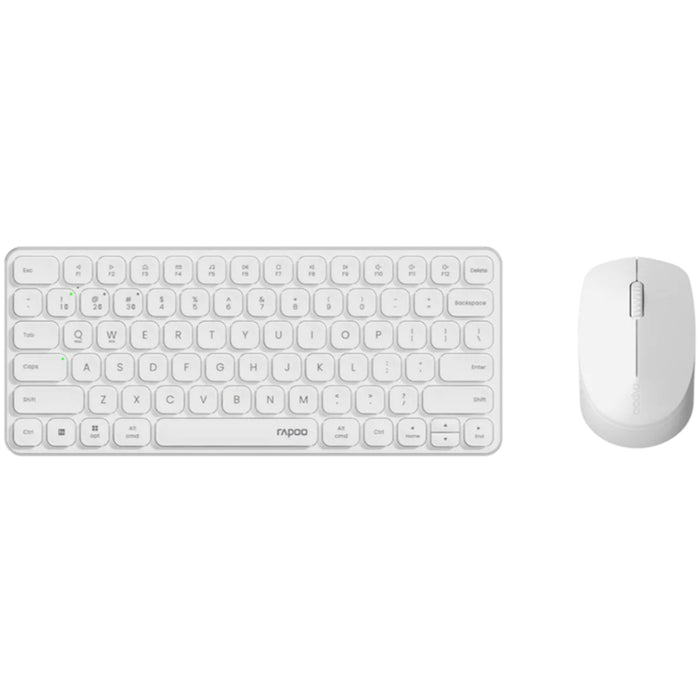 Rapoo 9010M Multi-mode Wireless Keyboard & Mouse Combo - White