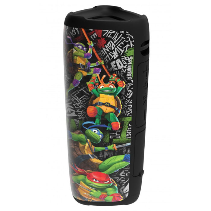 Laser TT-SPK10W-449 TMNT Portable Wireless Bluetooth Speaker with FM Radio / USB / TF Card inputs