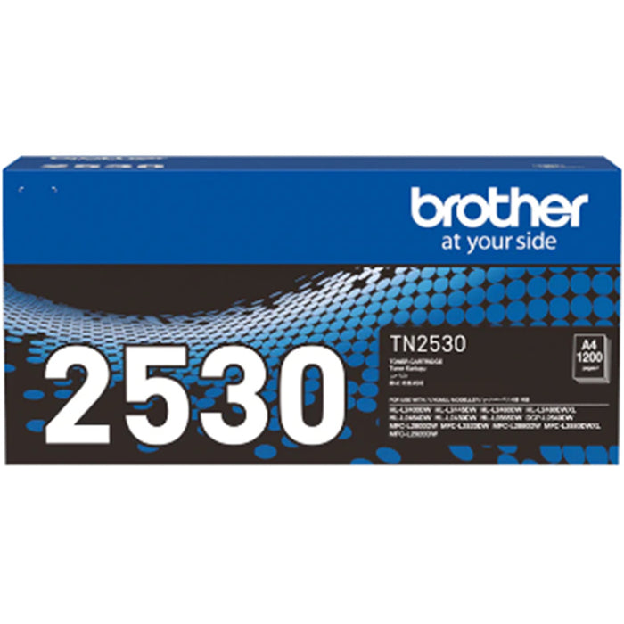 Brother TN2530 Toner Black Yield 1200 pages for Brother HLL2400DW DCPL2640DWHLL2865DW MFCL2820DW  Printer