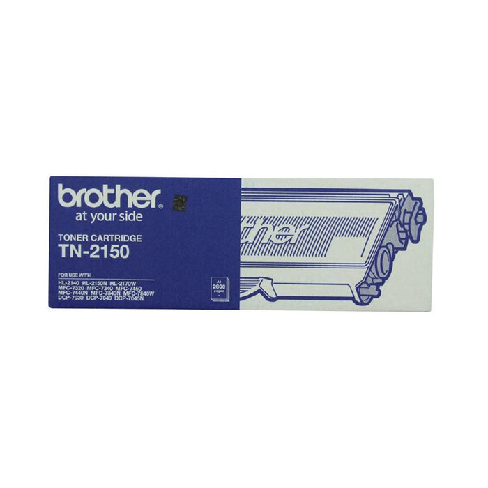 Brother TN2150 Toner Black Yield 2600 pages for Brother HL2140 HL2150N HL2170W MFC7340 MFC7440N MFC7840w Printer