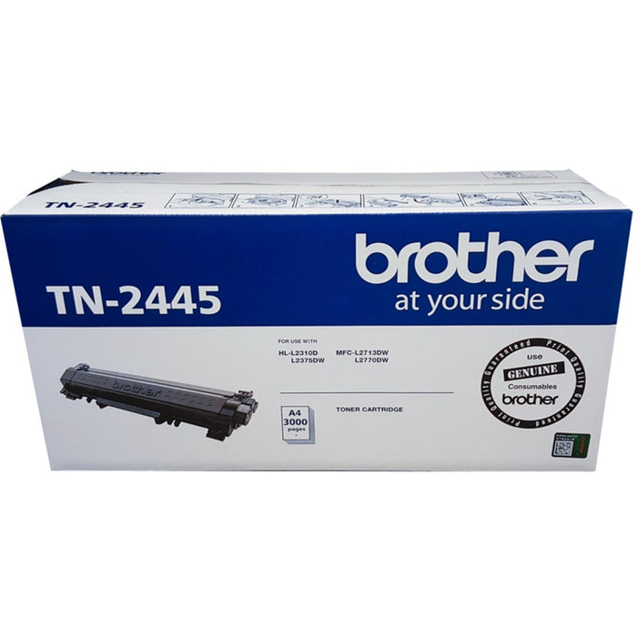 Brother TN-2445 Toner Black Yield 3000 pages for Brother HLL2310D HLL2375DW MFCL2713DW MFCL2770DW Printer