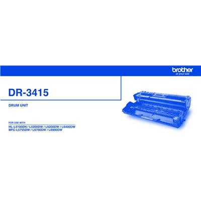 Brother DR3415 Drum Unit Yield 50000 pages for Brother HLL5100DN HLL5200DW HLL6200DW HLL6400DW MFCL5755DW MFCL6700DW MFCL6900DW Printer