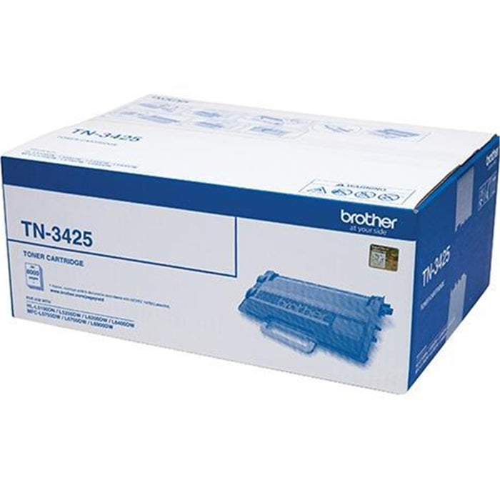 Brother TN3425 Toner Black High Yield 8000 pages for Brother HLL5100DN  HLL5200DW HLL6200DW HLL6400DW MFCL5755DW MFCL6700DW MFCL6900DW Printer