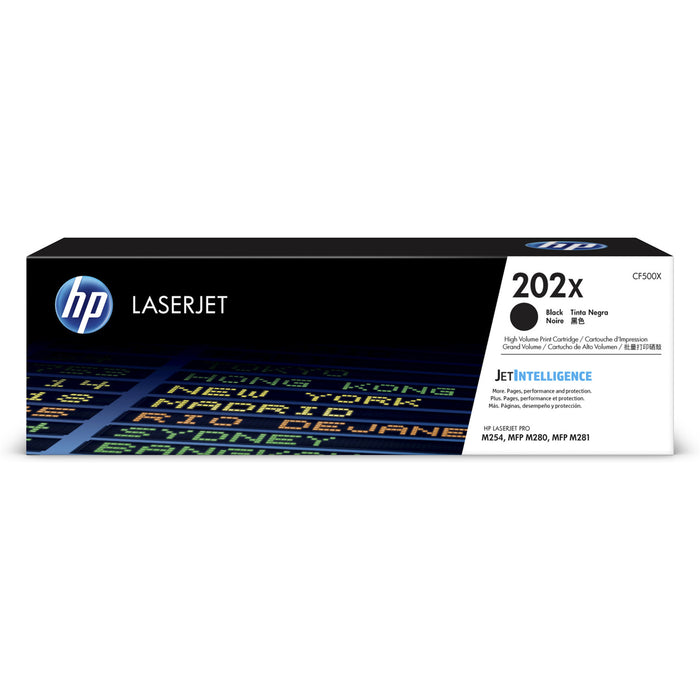 HP 202X Toner - Black - High Yield 3200 pages for HP Colour LaserJet Pro M254dw M254nw MFP M280nw MFP M281fdn MFP M281fdw Printer