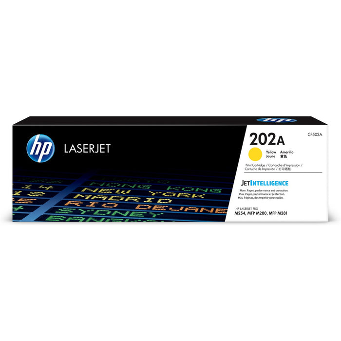 HP 202A Toner Yellow Yield 1300 pages for HP Colour LaserJet Pro M254dw M254nw MFP M280nw MFPM281fdn MFP M281fdw Printer