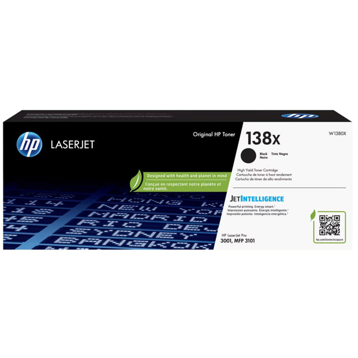 HP 138X Toner Black High Yield 4000 pages for HP LaserJet 3001DWE3001DW3101FDW 3101FDWE Printer