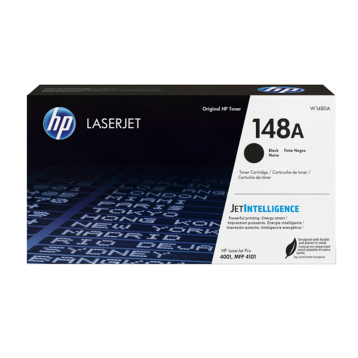 HP 148A Toner Black Yield 2900 pages for HP LaserJet Pro MFP  4101FDW 4101FDN  LaserJet Pro 4001DW LaserJet Pro 4001DN