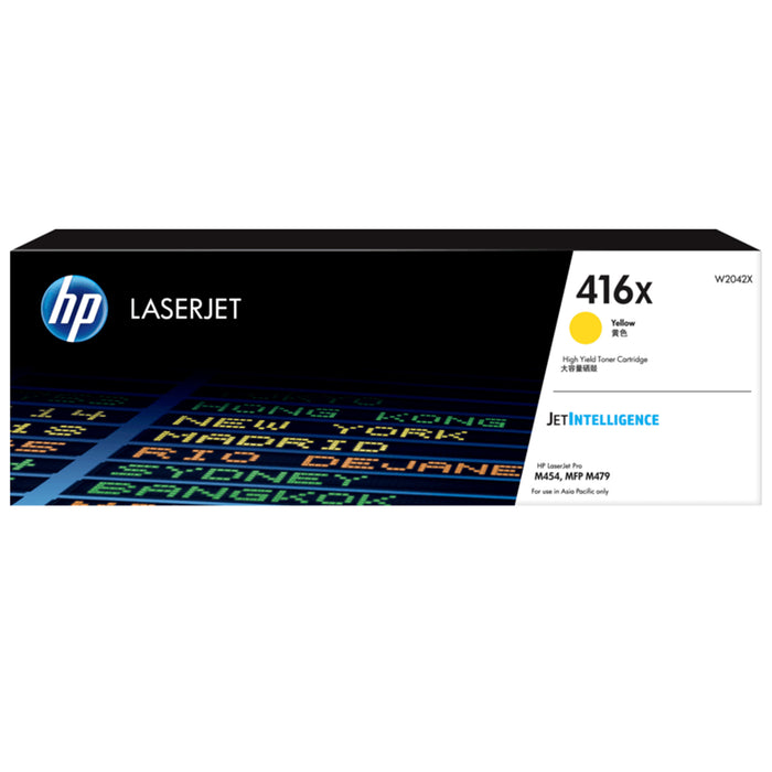 HP 416X Toner Yellow High Yield 6000 pages for HP Colour LaserJet Pro M454dn M454dw M454nwMFPM479fdw MFP M479fnw Printer