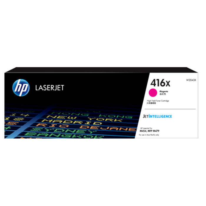 HP 416X Toner MagentaHigh Yield 6000 pages for HP Colour LaserJet Pro M454dn M454dwM454nwMFPM479fdw MFP M479fnw Printer