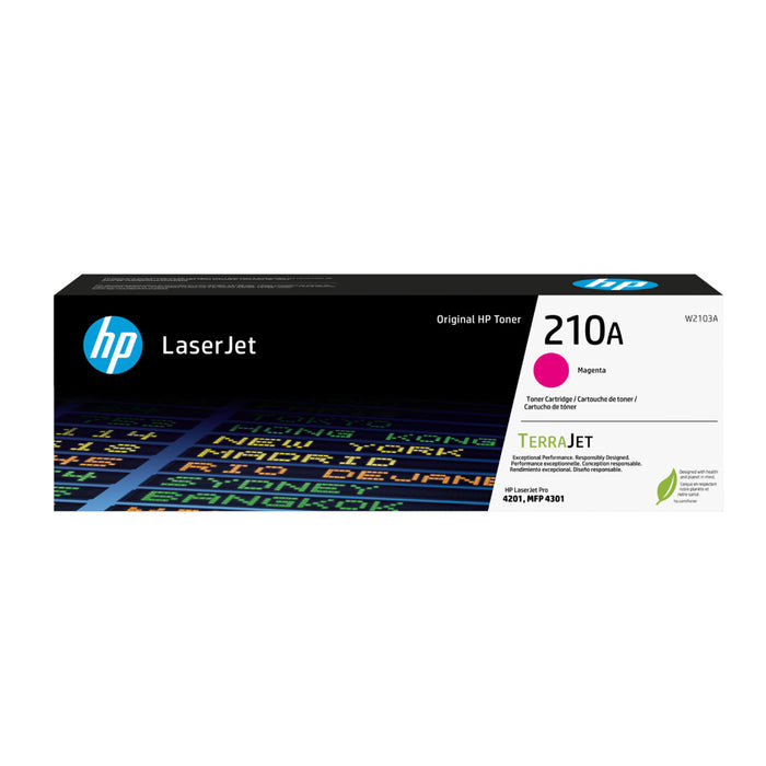 HP 210A Toner Magenta Yield 1800 pages for HP Colour LaserJet Pro  SFP 4201DN 4201DW MFP  4301DW 4301FDW Printer