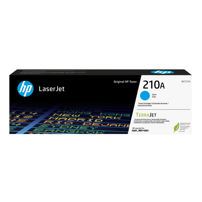 HP 210A Toner Cyan Yield 1800 pages for HP Colour LaserJet Pro  SFP 4201DN 4201DW MFP  4301DW 4301FDW Printer