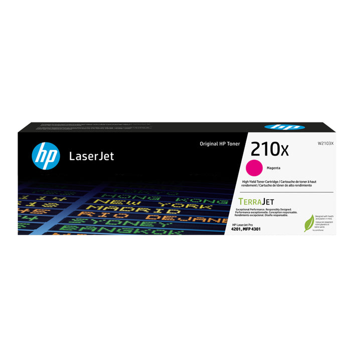 HP 210X Toner Magenta High Yield 5500 pages for HP Colour LaserJet Pro  SFP 4201DN 4201DW MFP 4301DW 4301FDW Printer