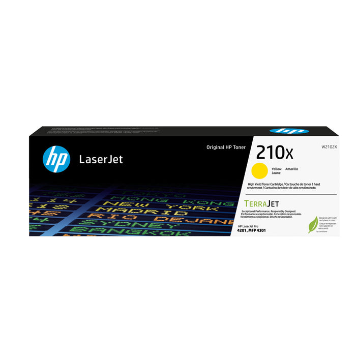 HP 210X Toner Yellow High Yield 5500 pages for HP Colour LaserJet Pro  SFP 4201DN 4201DW MFP 4301DW 4301FDW Printer