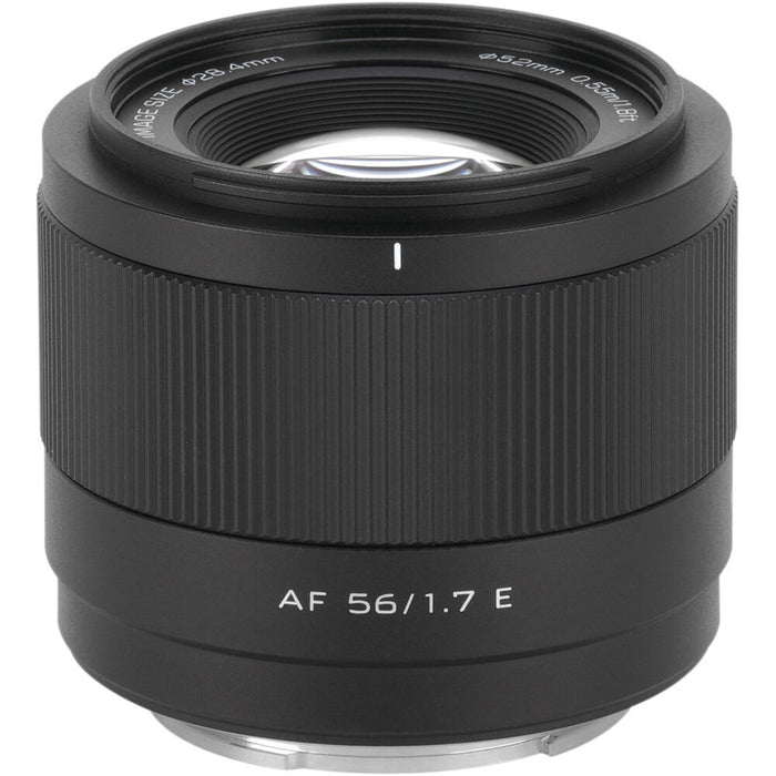 Viltrox AF 56mm F1.7 APS-C E Lens for Sony E-mount Noiseless STM Focus Motor - 85mm (Full-Frame Equivalent)