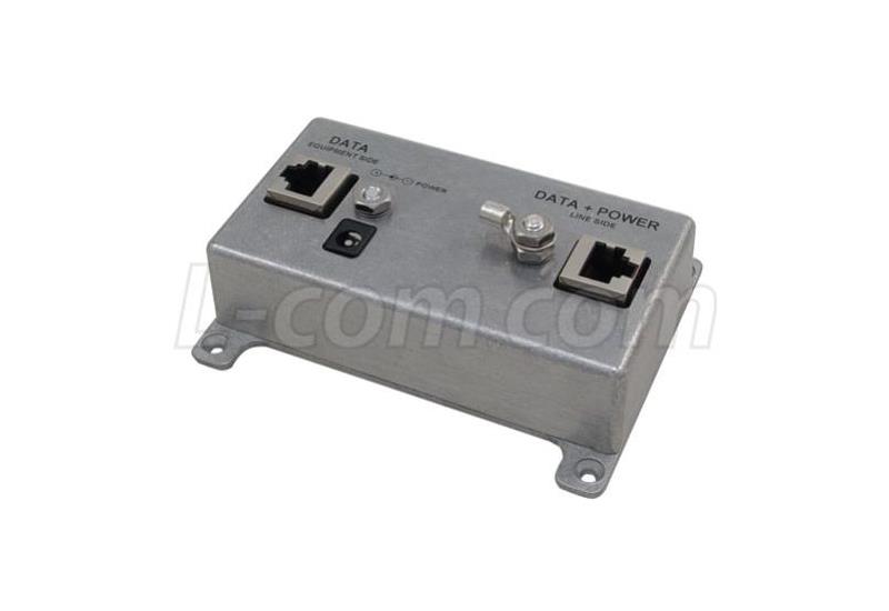 L-Com Cat5e Indoor Passive Power Injector Lightning Protector (BT-CAT5E-P1-HP)