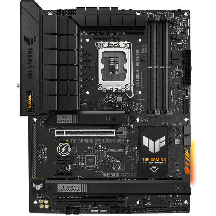 ASUS TUF Gaming B760 PLUS WIFI ATX Motherboard Intel Socket LGA1700 B760 Chipset 3x M.2 DDR5 PCIe 5.0 2x Internal USB 2.0 Header 1x Internal USB 3.2 Header 1x Internal Type-C Header