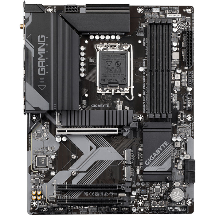 Gigabyte B760 GAMING X AX ATX Motherboard Intel Socket LGA1700 B760 Chipset 4x DDR5 Dimm 3x M.2 2x Internal USB 2.0 1x Internal USB 3.2 1x Internal Type-C 1x 2.5 GbE - AX WiFi + BT