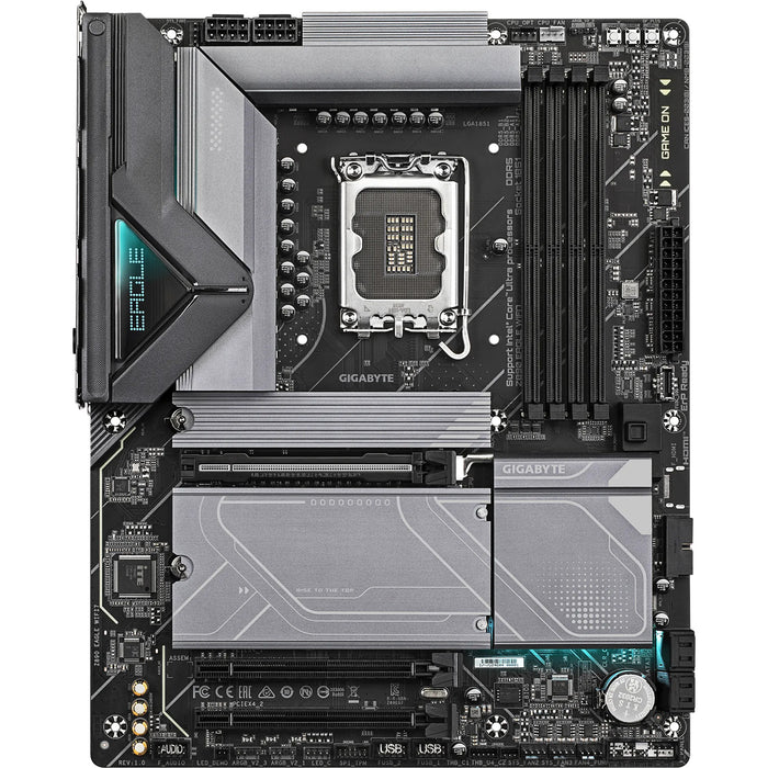 Gigabyte Z890 EAGLE WIFI7 ATX Motherboard For Intel  LGA1851 - Z890 Chipset - PCIe 5.0 4x DDR5 4x M.2 2x Internal USB2.0 Header 1x Internal USB3.2 Header 1x Internal Type C Header 2x Internal TB Connectors