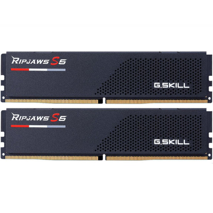 G.SKILL Ripjaws S5 for Intel XMP 32GB DDR5 Desktop RAM Kit - Black 2x 16GB - 6400Mhz - CL32 - 1.4V - 32-39-39-102 - F5-6400J3239G16GX2-RS5K