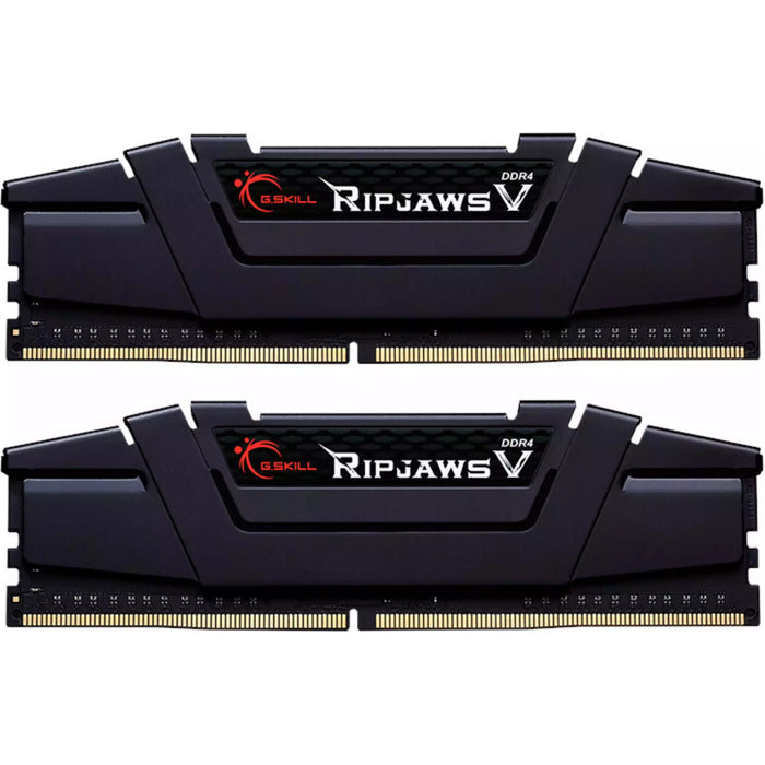 G.SKILL Ripjaws V Series 16GB DDR4 Desktop RAM Kit - Black 2x 8GB - 3200Mhz - CL16 - 1.35v - 16-18-18-38 - F4-3200C16D-16GVKB