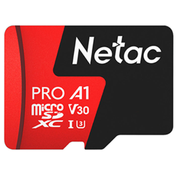 Netac P500 Extreme Pro microSDXC Memory Card - 128GB Includes Adapter - V30