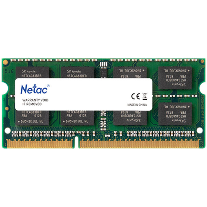 Netac Basic 8GB DDR3L-1600 SoDIMM Laptop RAM C11 - Lifetime Warranty