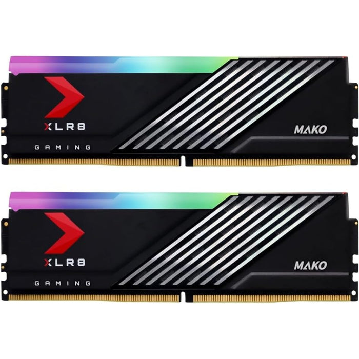 PNY XLR8 Gaming MAKO 32GB DDR5 (2x 16GB ) 6000Mhz RGB DIMM kit For Intel XMP and AMD EXPO