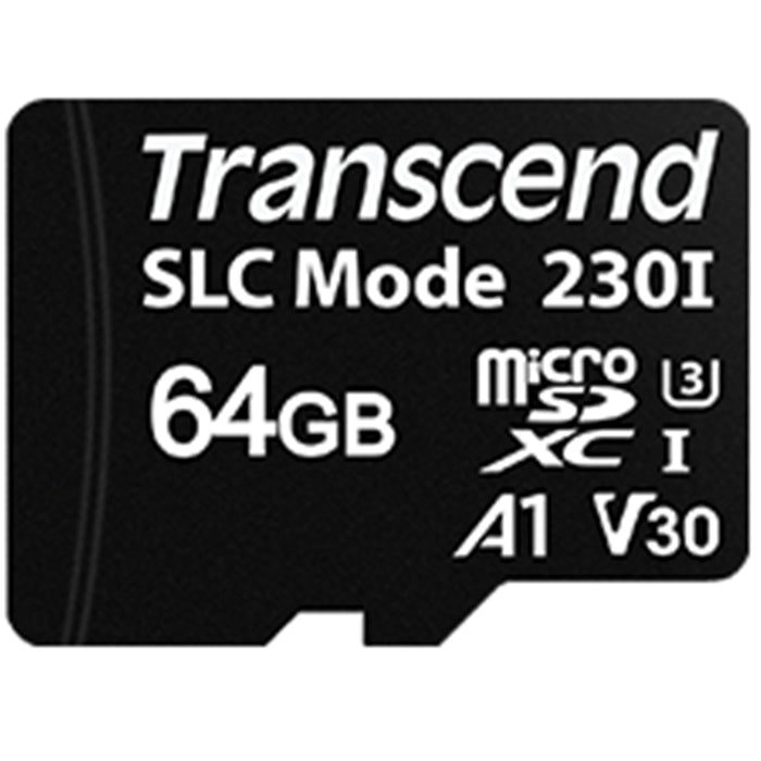 Transcend Embedded 64GB microSD SLC Mode Wide Temp. UHS-I U3 A1 TLC