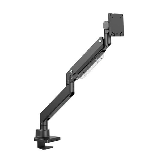 Brateck LDT80-C012 17-57" Heavy-Duty Gas Spring Single Monitor Desk Mount Arm Bracket. Supports Monitors up to 27kgs