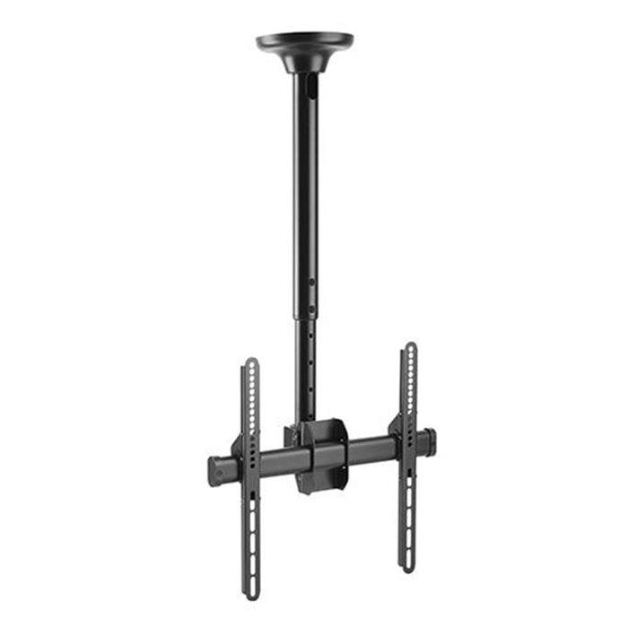Brateck PLB-CE944-02S  32  -55   Telescopic full- motion ceiling mount. Max load: 50Kgs. VESAsupportup to 400x400. Profile: 560-910mm. Tilt & swivel. Hidden cable management Colour: Slate black.