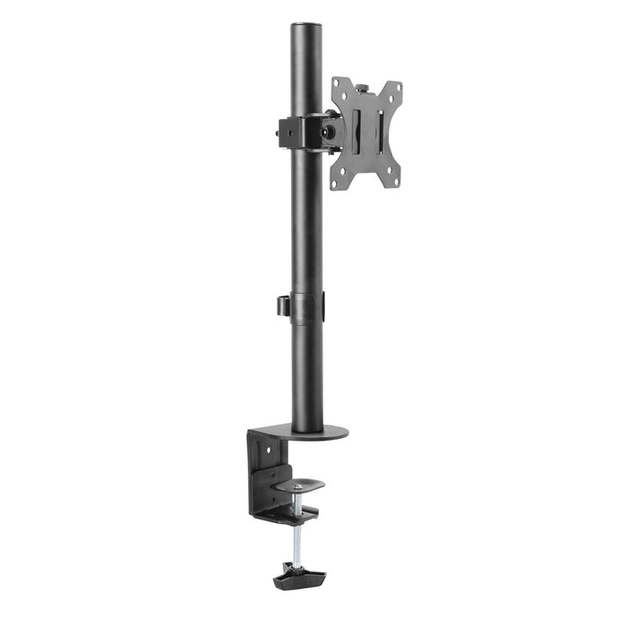Brateck LDT12-C01 13"-32" Monitor Desk Mount Rotate tilt and swivel Supports VESA 75x75 & 100x100 Max load: 8Kgs Includes Clamp or Grommet Option Matte Black Colour