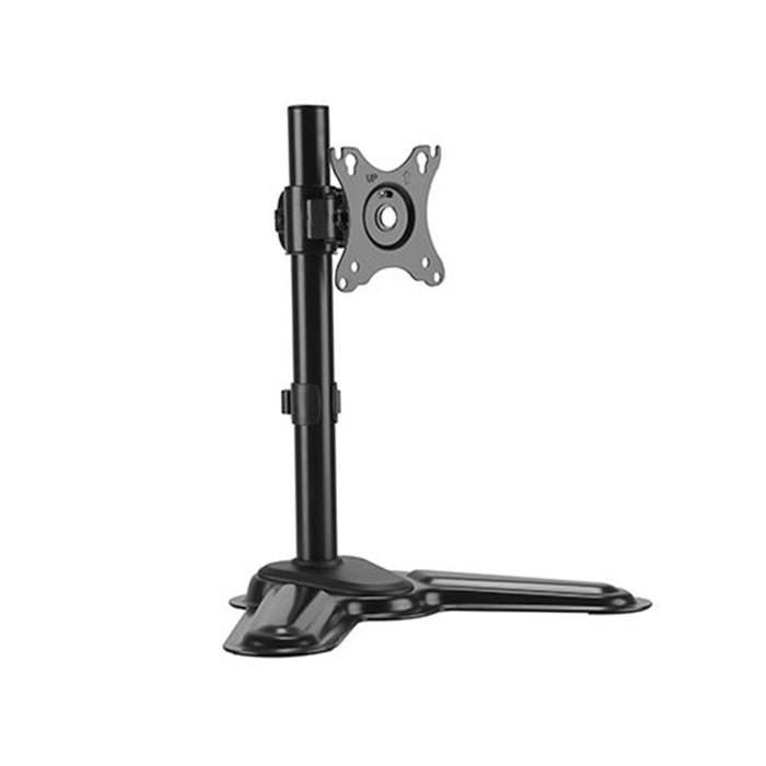Brateck LDT30-T01 17"-32" Single Screen       Articulating Monitor Stand. Free-Tilting Design Sturdy Steel Base 360 Rotary VESA Plate. VESA 75x75 100x100 Max Load 8Kgs. Built-in Cable Management.