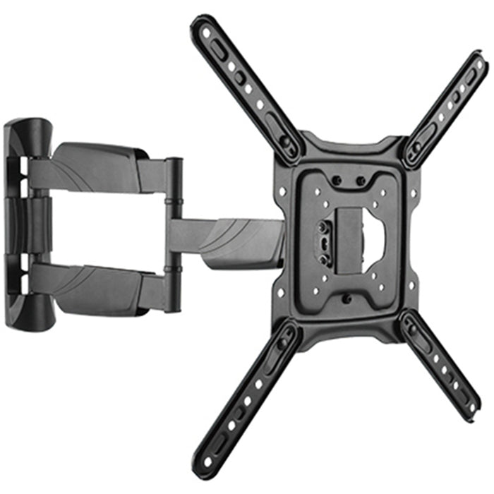 Brateck LPA50-443AL 23-55" Full Motion TV Wall  Mount - Tilt +5  -15  Swivel +90  -90 - Built-in level adjustment - Integrated cable management - Profile 49-615mm - Max VESA 400x400mm