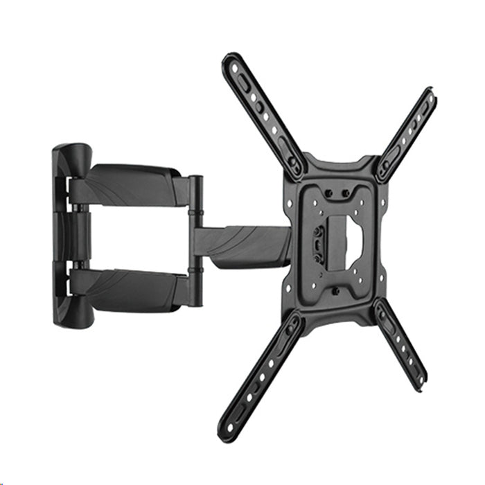 Brateck Lumi LPA50-443 23-55" Full Motion TV Wall Mount. Tilt +5  -15  Swivel +90  -90 . Built-in level adjustment. Integrated cable management. Profile 49-305mm. Max VESA 400x400mm.