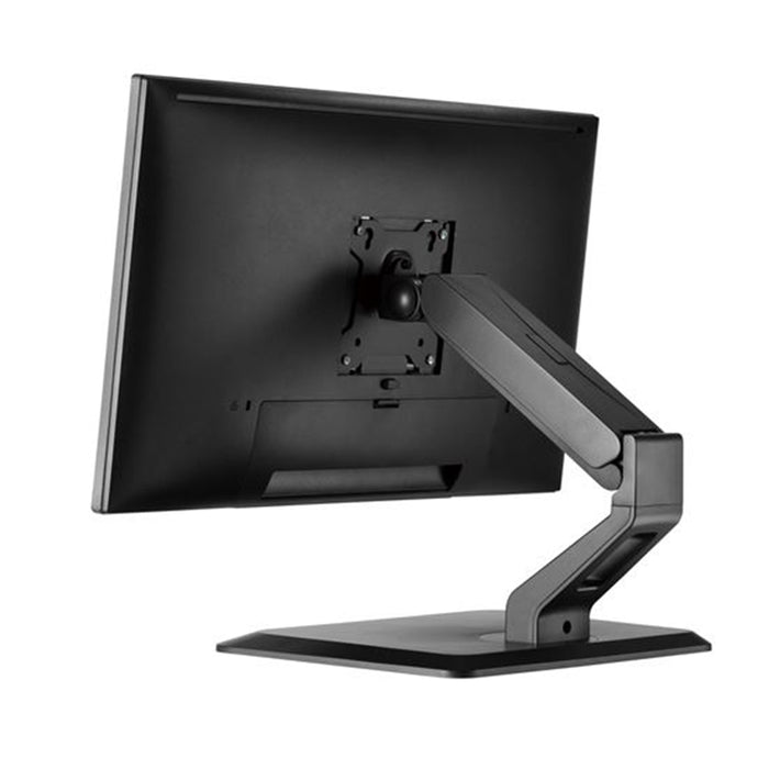 Brateck Lumi LDT35-T01 17' -32' Single Screen Articulating Monitor Stand. Free-Tilting Design Rotary Base 360 Rotary VESA Plate. VESA 75x75 100x100 Max Load 10kgs Built-in Cable Management
