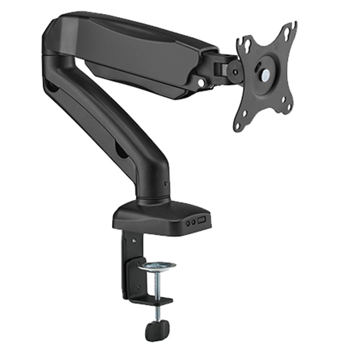 KONIC 17"-32" Eco Single Monitor Stand - Spring Assisted Arm - Weight Capacity 2-9kg - VESA 100x100 75x75