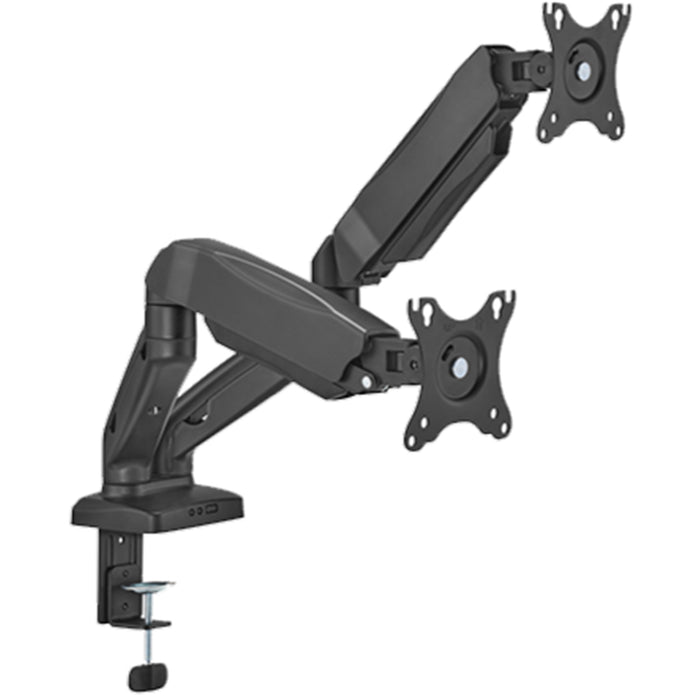 KONIC 17"-32" Eco Dual Monitor Stand - Spring Assisted Arm - Weight Capacity 2-9kg - VESA 100x100 75x75