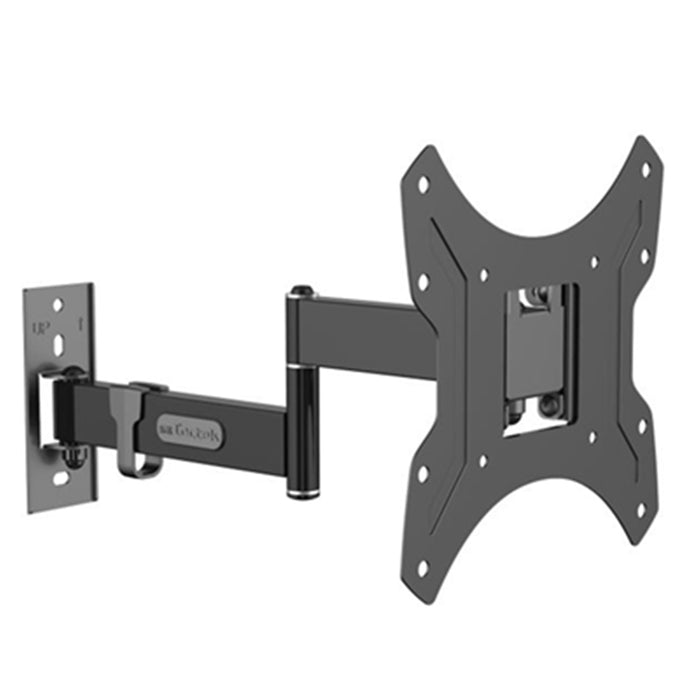 Loctek Pro Mount 14"-43" Full Motion TV Wall Mount - Max Load 25kg - Max VESA 200x200mm - Tilt -2+12deg - Swivel -90 +90deg. - TV To Wall 38-402mm  - 5 Years Warranty