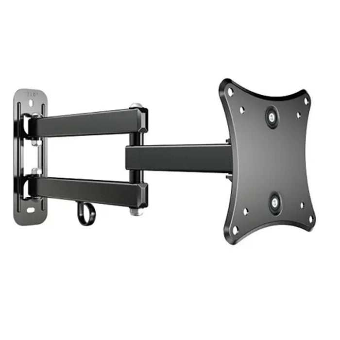 Loctek Eco Mount 10"-24" Full Motion TV & Monitor Wall Mount - Max Load 10kg - VESA 75 & 100mm - Tilt Angle - 2 +12deg - 5 Years Warranty